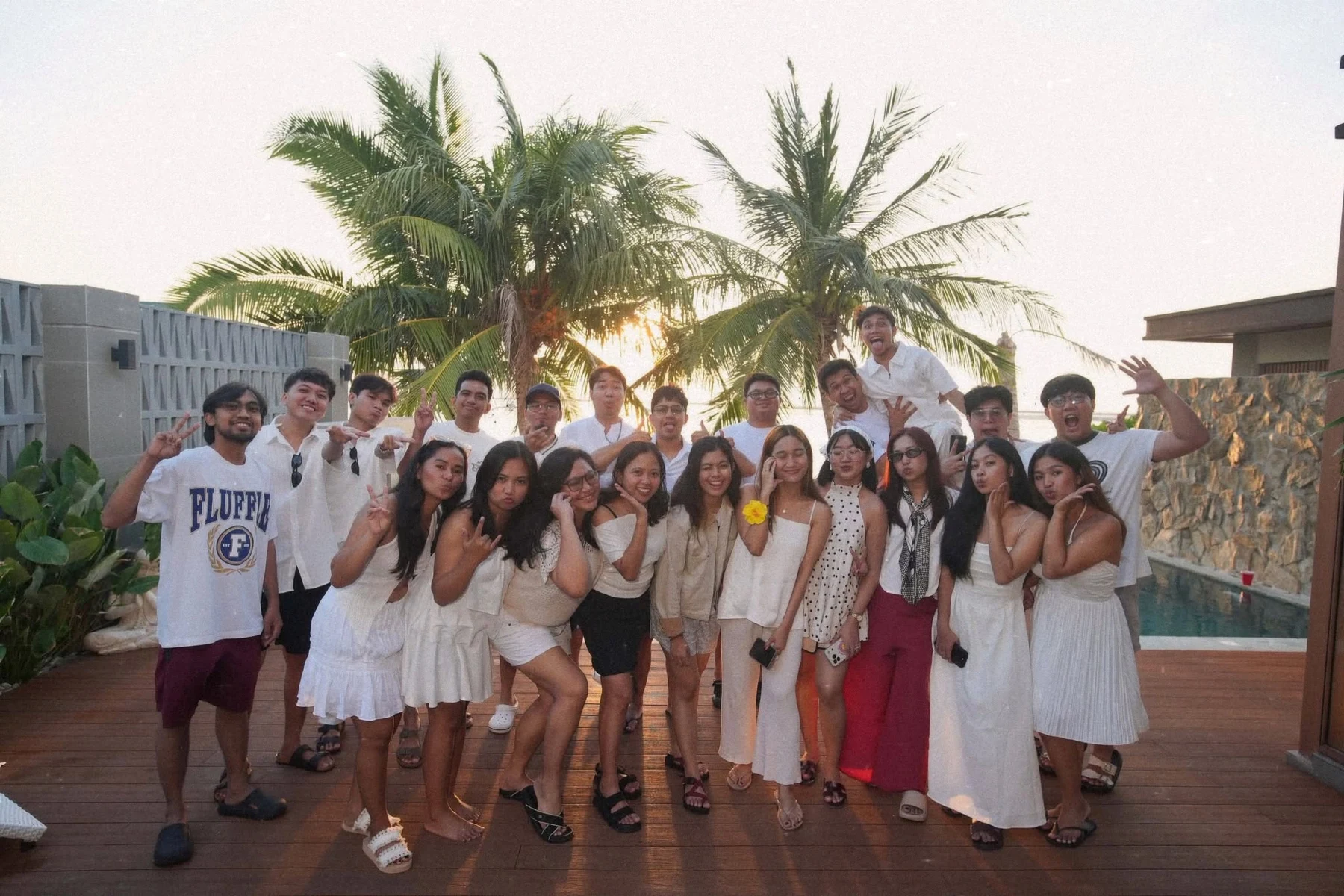 The Luna team outdoors at a gathering